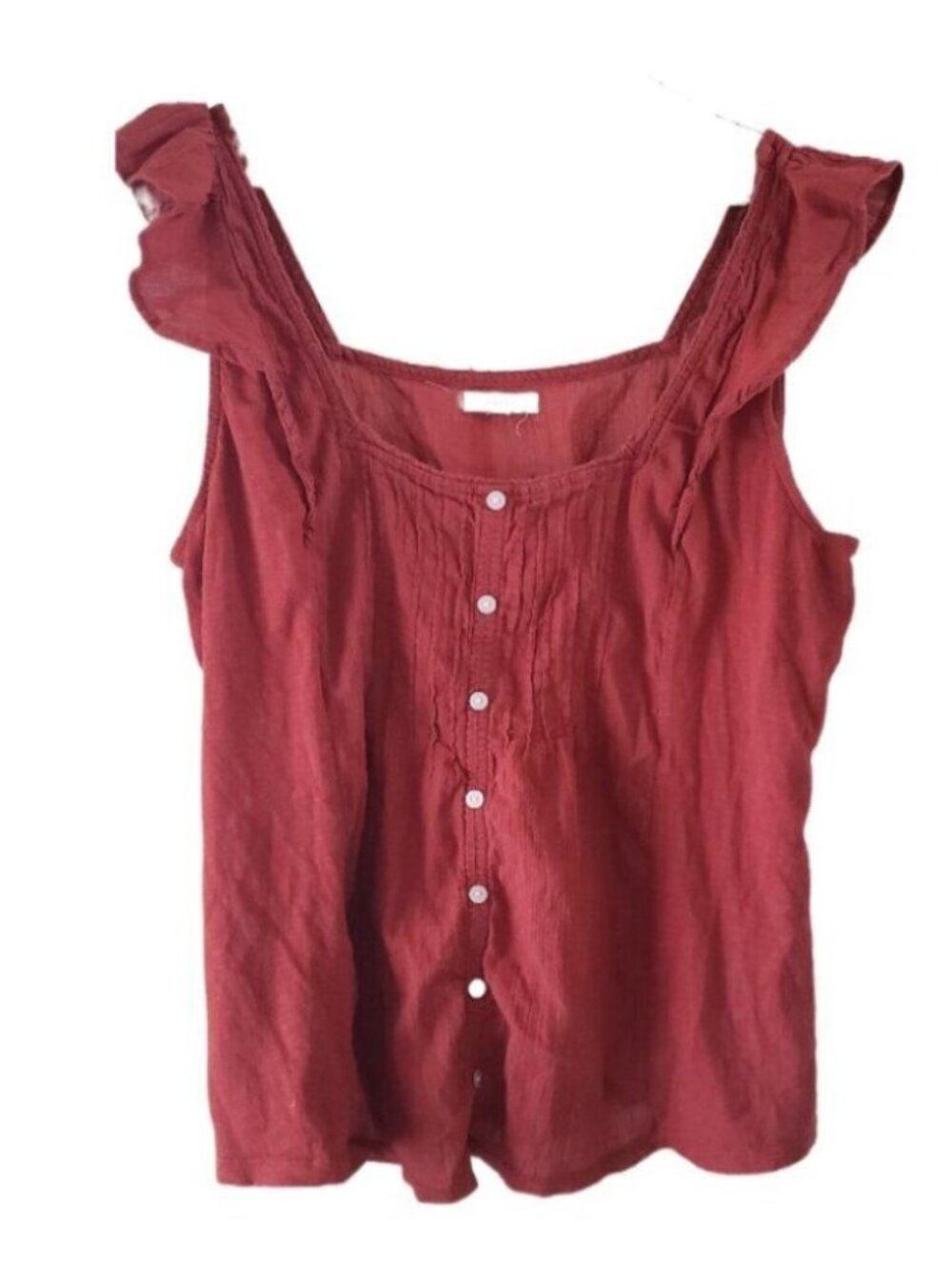 Maurices Burnt Orange Sleeveless Boho Top